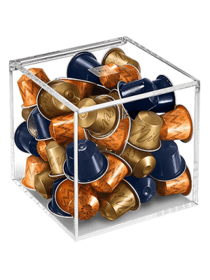 DISPLAY CUBE CAPSULE DISPENSER